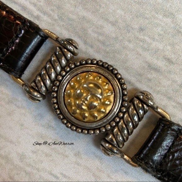 Brighton museum collection sun leather belt *shop@iamwarrior - Picture 2 of 8